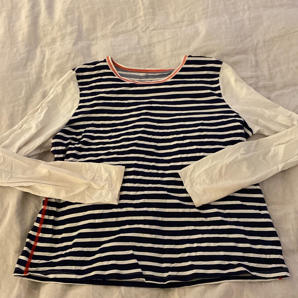 Lands End stripe rash guard